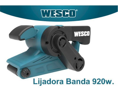 LIJADORA BANDA 920W 76 X135MM. VELOCIDAD-VARIABLE (WESCO)