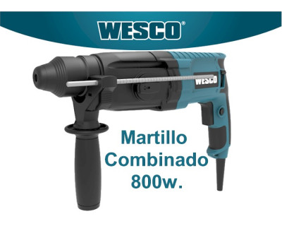 MARTILLO COMBINADO PERCUTOR  800W SDS-PLUS 3KG. (WESCO)